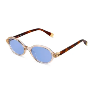 Furla Sfu972-5107t1 51x19x140 Mm Woman Sunglasses Beige Blue/CAT1 Woman