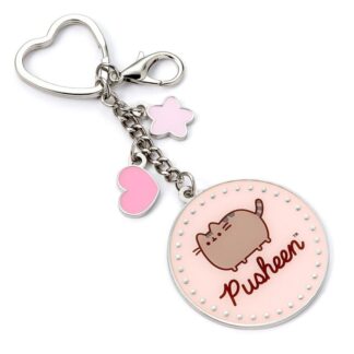 Pusheen Keyring Pendant - silver-coloured