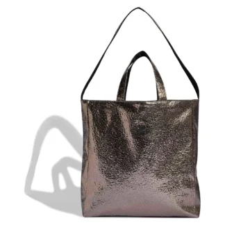 Adidas Originals Adicolor Metal Pu 20l Shopper Bag Brown,Grey