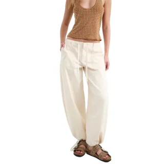 Balmohk 30000665 Cargo Pants Beige S Woman