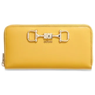 Guess Janie Large Wallet Yellow Woman
