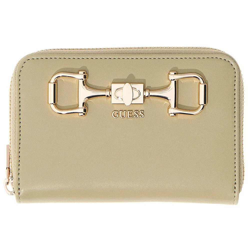 Guess Janie Medium Wallet Beige,Green Woman