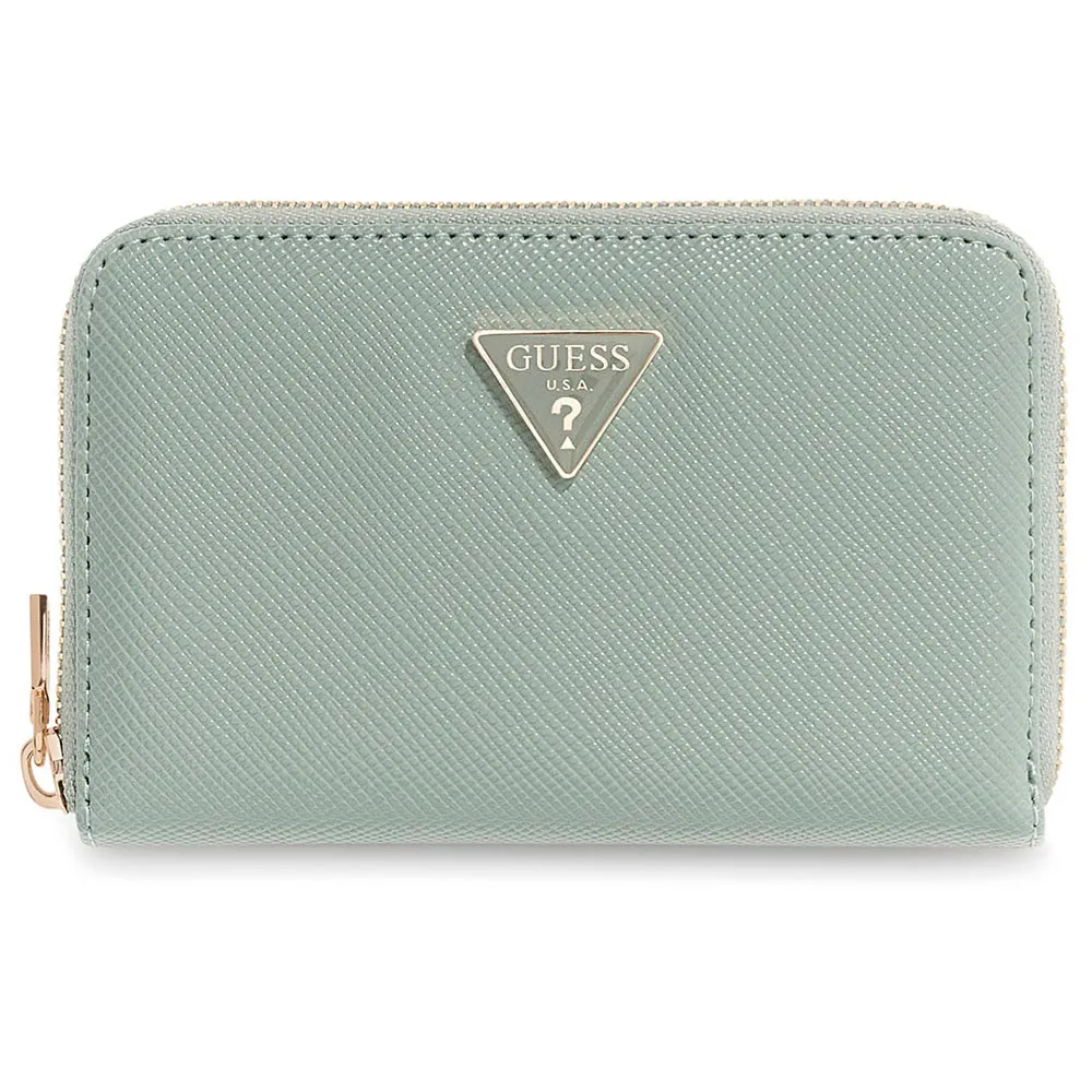 Guess Serenova Saffiano Woman Wallet Green Woman