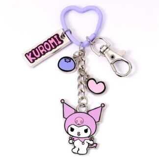Hello Kitty - Anime Keyring Pendant - Kuromi - multicolour