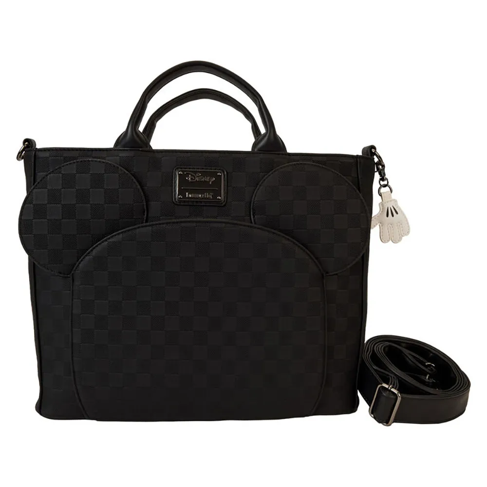Loungefly Disney Mickey Ear Evergreen Handbag Black