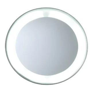 Tweezerman Lighted 15x Magnifying Mirror Magnifying Mirror Silver Woman